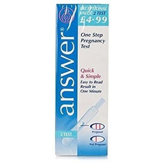Answer One Step Pregnancy Test (2 Tests)