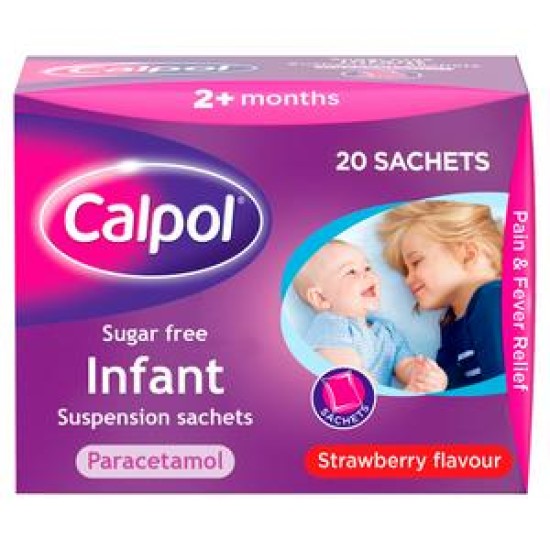 Calpol Infant Suspension Sugar Free Sachets - iPharm