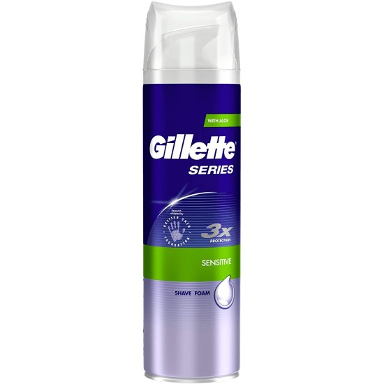 Gillette Series Sensitive Shaving Foam For Men (250ml)