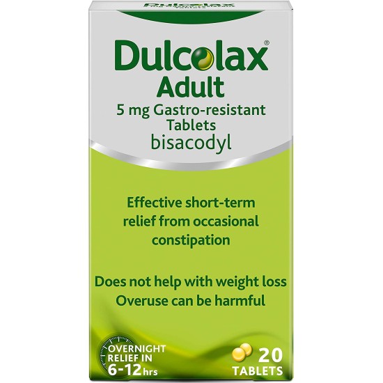 Dulcolax Laxative Tablets 5mg  (20 pack)