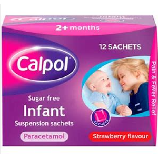 CALPOL infant suspension sugar & colour free 120mg/5ml