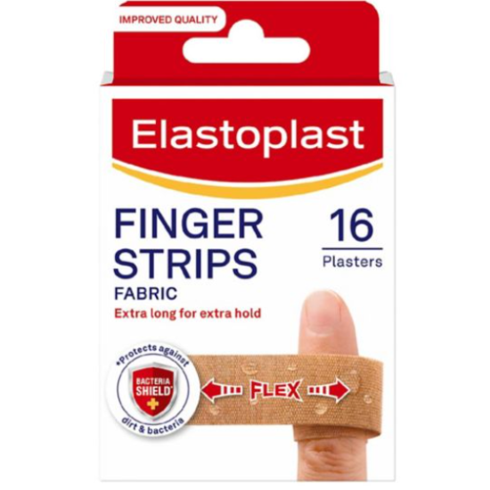 Elastoplast Fabric Finger Strips (16 Pack)