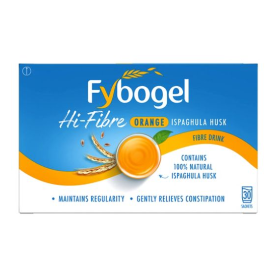 Fybogel Hi Fibre - Orange Flavour (30 Pack)