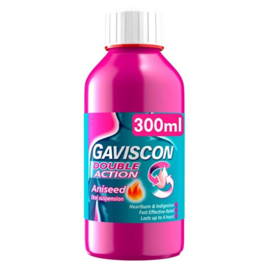 Gaviscon Double Action Liquid Aniseed (300ml)