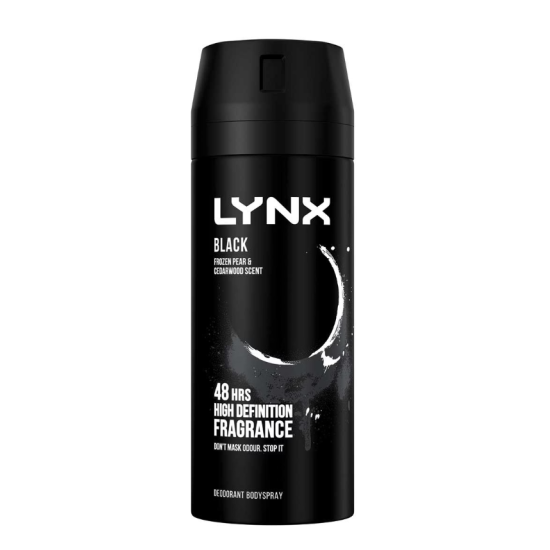 Lynx Black Deodorant Body Spray (150ml)