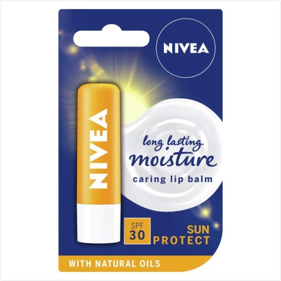 NIVEA Long Lasting Moisture Lip Balm SPF30