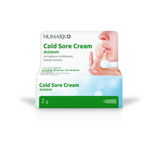 Numark Cold Sore Aciclovir Cream Treatment