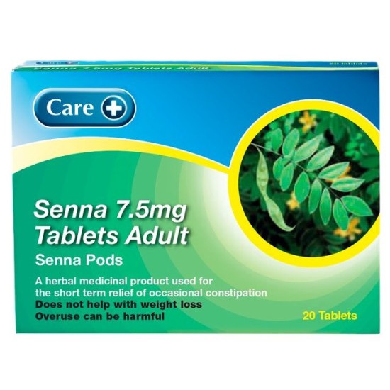 Senna 7.5mg Tablets Adult (20 Tablets)