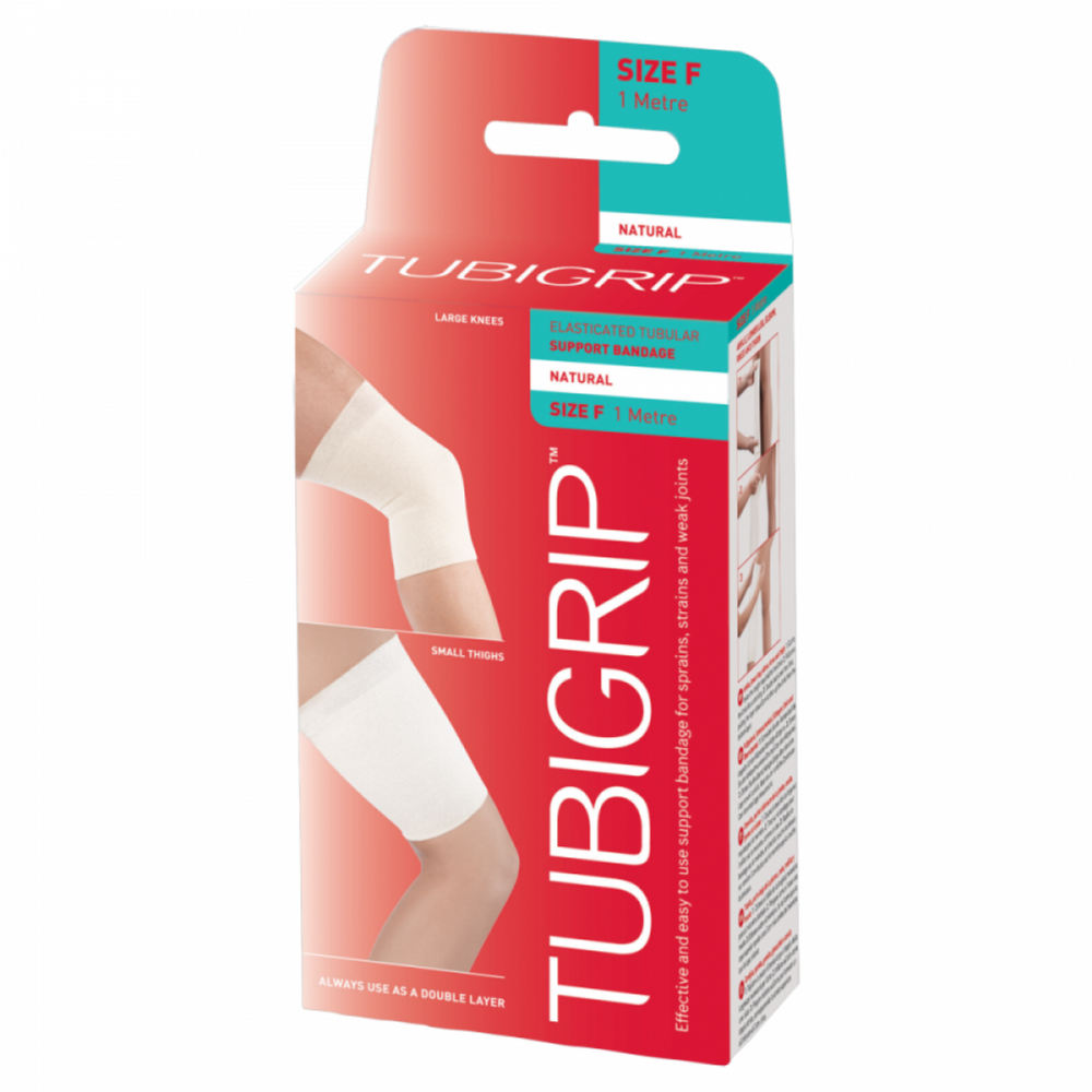 TUBIGRIP tubular support bandages natural colour size F 10cm x 1m iPharm