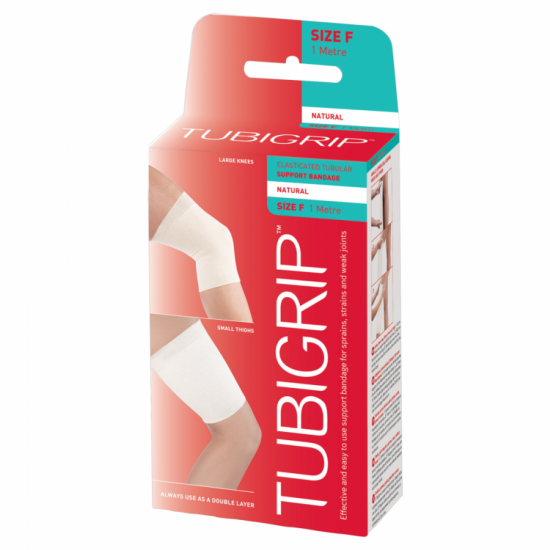 TUBIGRIP tubular support bandages natural colour size F 10cm x 1m