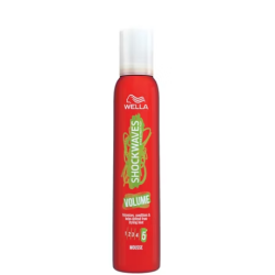 Wella Shockwaves Ultra Strong Heat Defence Volumising Hair Mousse 200ml Wella Shockwaves Ultra Strong Heat Defence Volumising Hair Mousse 200ml