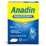 12 Anadin Paracetamol Tablets Anadin Paracetamol Tablets (12 Tablets)
