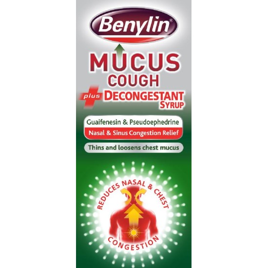 BENYLIN mucus cough with decongestant 100mg/30mg 100ml
