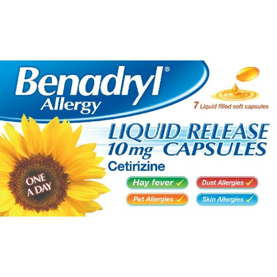 Benadryl Allergy Liquid Release Capsules