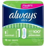 Always Ultra Normal sanitary Towels (16 Pack)