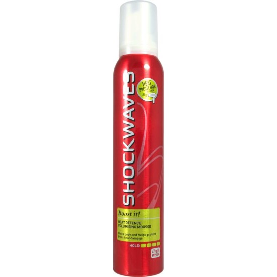 200ml Wella Shockwaves Ultra Strong Hold Mousse