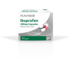 NUMARK OTC medicines ibuprofen capsules 200mg  32 NUMARK OTC medicines ibuprofen capsules 200mg  32