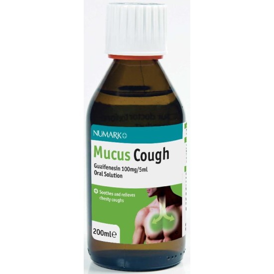 NUMARK OTC medicines coughs mucus 100mg/5ml 200ml