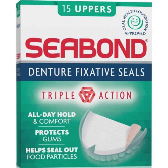 Seabond Denture Fixative Seals (15 Uppers)
