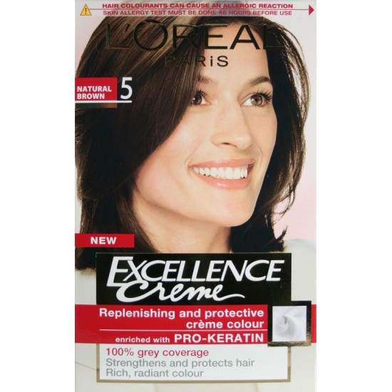 L'OREAL hair colourants excellence natural brown