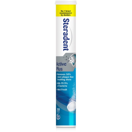 30 Steradent Active Plus Tablets Steradent Active Plus (30 Tablets)