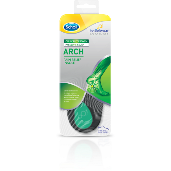SCHOLL insoles in-balance arch large 