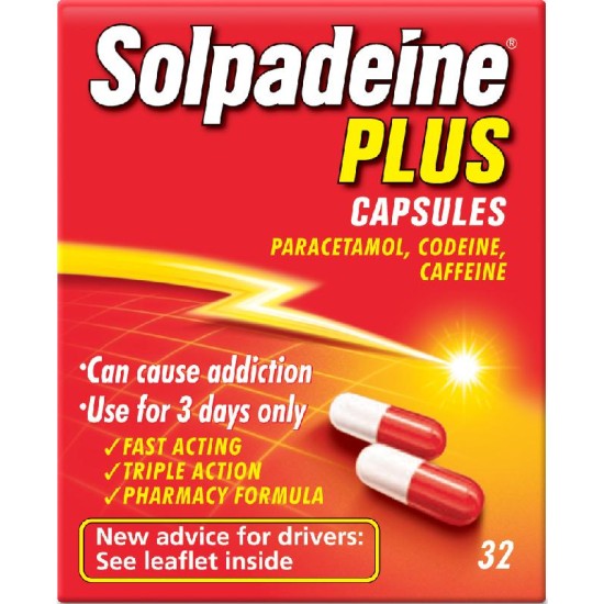 Solpadeine Plus Capsules (32 Capsules)