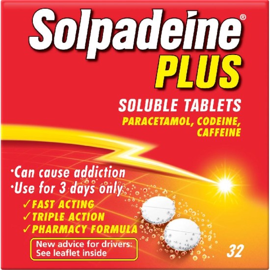 Solpadeine Plus Soluble Tablets (32 Tablets) | iPharm | iPharm