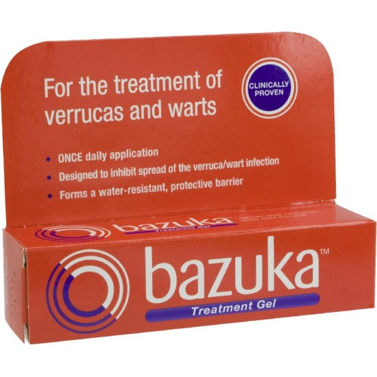 Bazuka Treatment Gel For Verrucas And Warts 