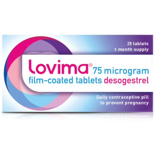 Lovima Daily Contraceptive Pill - 1 Month Supply (28 Tablets)