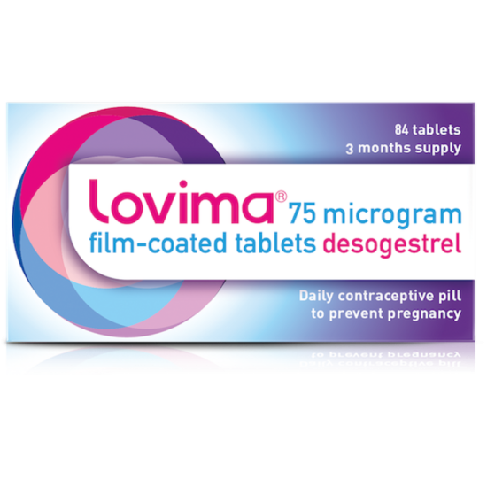 Lovima Daily Contraceptive Pill - 3 Months Supply (84 Tablets)