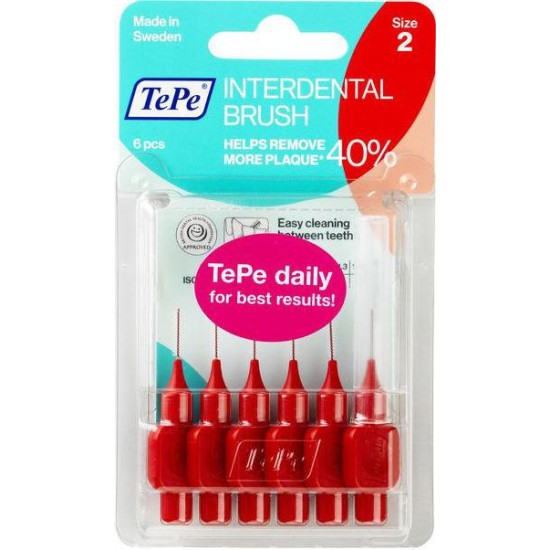 TEPE interdental brushes red 0.5mm 6