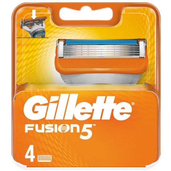 Gillette Fusion 5 Razor Blade Refills (4 Pack)