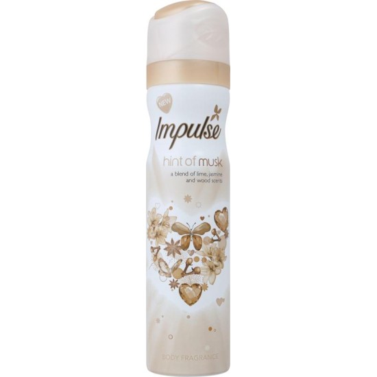 Impulse Hint of Musk Body Spray (75ml) iPharm Pharmacy Impulse Hint of Musk Body Spray (75ml)