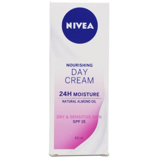 NIVEA Rich Moisturising Day Cream for Dry & Sensitive Skin (50ml)