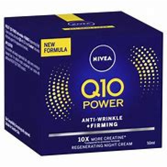 NIVEA Q10 Power Anti-Wrinkle + Firming Night Cream (50ml)