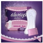 Always Dailies Normal To Go 2mm Panty Liners (20 Pack)