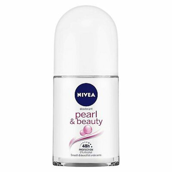NIVEA Antiperspirant Deodorant Roll-On Pearl & Beauty (50ml)