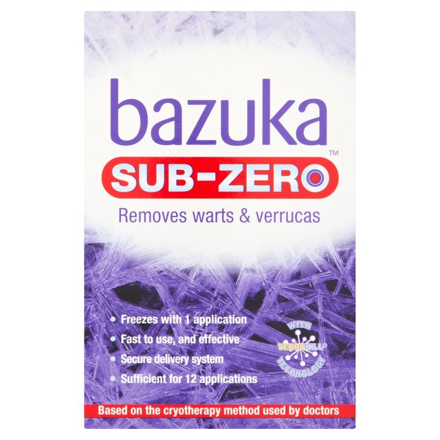 Bazuka Sub-Zero Removes Warts and Verrucas (50ml)