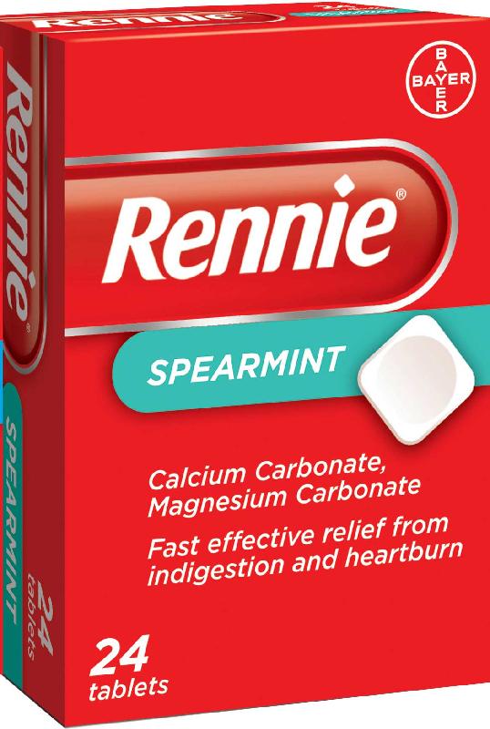 Rennie Spearmint Tablets (24 Tablets)