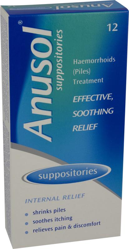 Anusol Suppositories (12 Tablets)