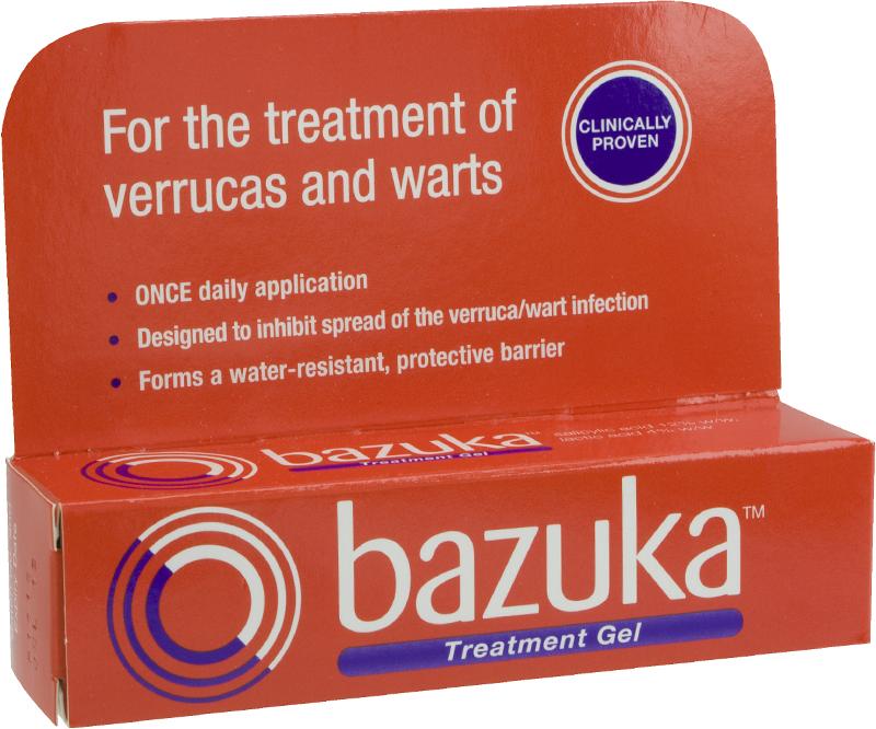 Bazuka Treatment Gel For Verrucas And Warts (6g)